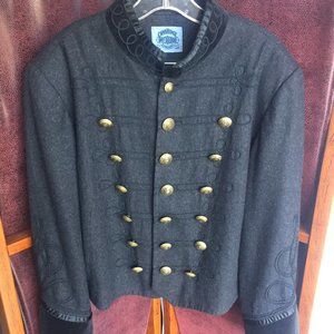 Unique military style jacket. Rock and Roll